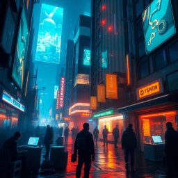 Neon Exodus - Text-based game
