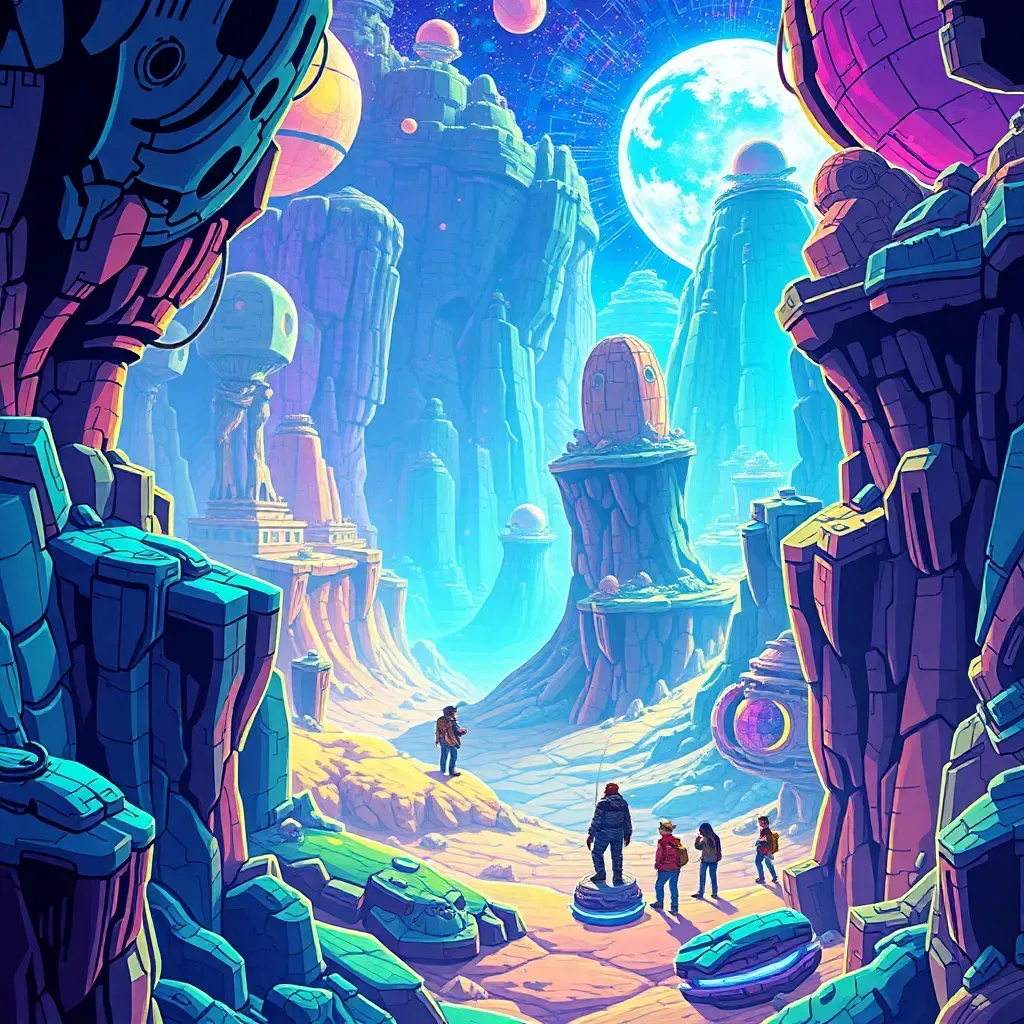 Quantum Quest: The Pixelated Multiverse