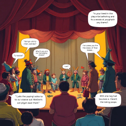 Whose Mirth Is It Anyway? - Text-based game