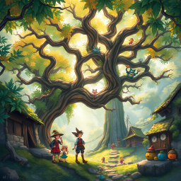 Daisugi Chronicles: The Canopy Conspiracy - Text-based game