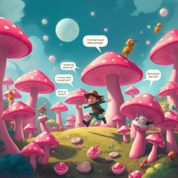 Mushroom Mania: Fungal Fantasy - Text-based game