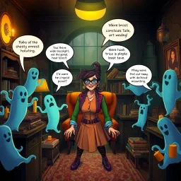 Whose Ghost Is It Anyway? - Text-based game