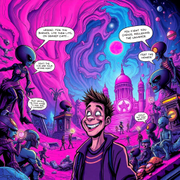 Spectrum Wars: Which Dimension Is It Anyway? - Text-based game