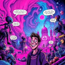Spectrum Wars: Which Dimension Is It Anyway? - Text-based game