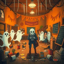 Hello, Whose Ghost Is It Anyway? - Text-based game