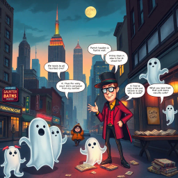 Whose Ghost Is It Anyway? - Text-based game