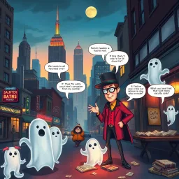 Whose Ghost Is It Anyway? - Text-based game