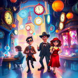 ChronoChaser: Who's Time Is It Anyway? - Text-based game