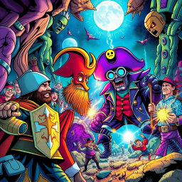 Metamayhem: Whose Adventure Is It Anyway? - Text-based game