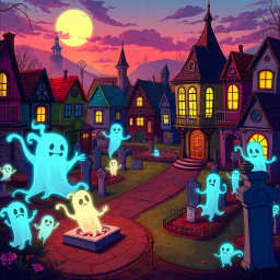 Whose Ghost Is It Anyway? - Text-based game