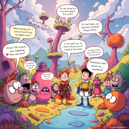 Chronicles of the Clueless: Who's Quest Is It Anyway? - Text-based game