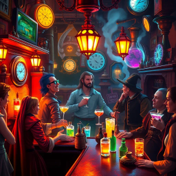 ChronoCocktail: Whose Time Is It Anyway? - Text-based game
