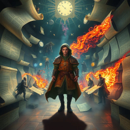 Chronoscribe: Whose Story Is It Anyway? - Text-based game