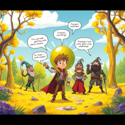 Chronicles of the Clueless: Whose Quest Is It Anyway? - Text-based game