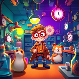 Lab Rascals: Who's the Genius Now? - Text-based game