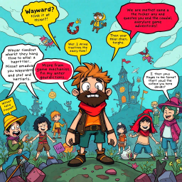 MetaQuest: Whose Adventure Is It Anyway? - Text-based game