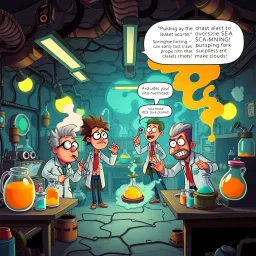 Lab Rumble: Whose Lab Is It Anyway? - Text-based game