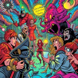 MetaMayhem: Whose Adventure Is It Anyway? - Text-based game