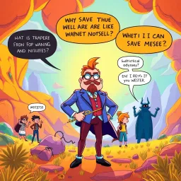 Egotistical Odyssey: Whose Adventure Is It Anyway? - Text-based game