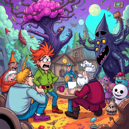 MetaMayhem: Whose Adventure Is It Anyway? - Text-based game