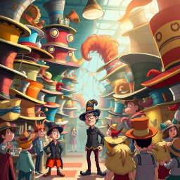 Whose Hat Is It Anyway? - Text-based game