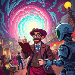 Chrono Cracker: Who's Time is it, Anyway? - Text-based game