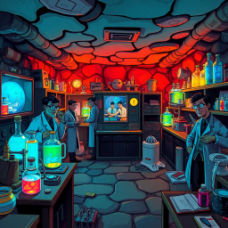 Whose Lab Is It Anyway? - Text-based game