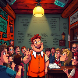 Whose Laughter is It Anyway? - Text-based game