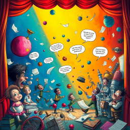 Metamayhem: Whose Adventure Is It Anyway? - Text-based game
