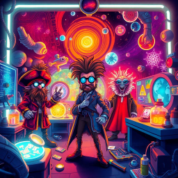 Cosmic Lab Labyrinth - Text-based game