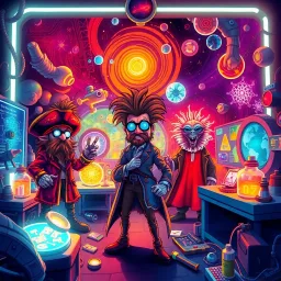 Cosmic Lab Labyrinth - Text-based game