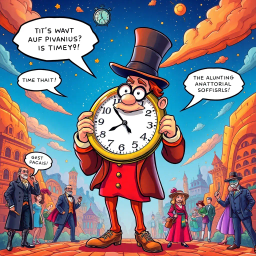 Chrono Clash: Whose Time Is It Anyway? - Text-based game