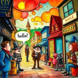 Who Said Hello - Text-based game