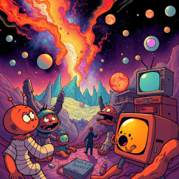Spectrum Wars: Which Dimension Is It Anyway? - Text-based game