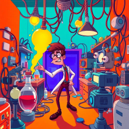Lab Rascals: Who's the Genius Now? - Text-based game