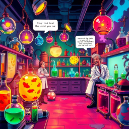 Lab Rascals: Who's the Genius Now? - Text-based game