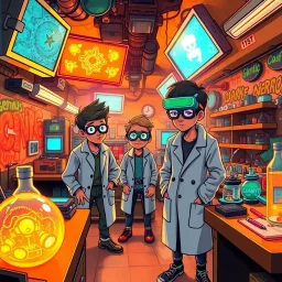Lab Rascals: Who's the Genius Now? - Text-based game