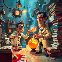 Lab Rascals: Who's the Genius Now? - Text-based game