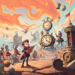 Chronoscribe: Whose Time Is It Anyway? - Text-based game