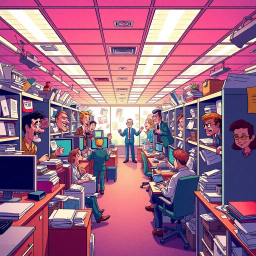 Corporate Chaos: Whose Job is It Anyway? - Text-based game
