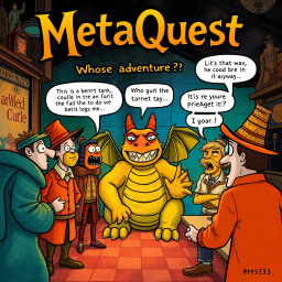 MetaQuest: Whose Adventure is it Anyway? - Text-based game