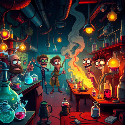 Whose Lab Is It Anyway? - Text-based game