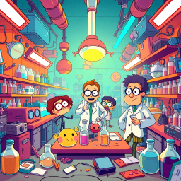 Lab Rascals: Who's the Genius Now? - Text-based game