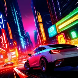 Neon Nights: Cyberpunk Adventure - Text-based game