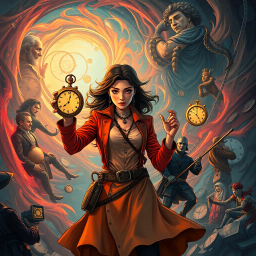 Chrono-Chase: Whose Time Is It Anyway? - Text-based game