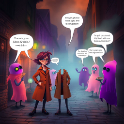 Hello, Whose Ghost Is It Anyway? - Text-based game
