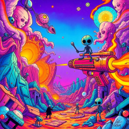 Spectrum Wars: Which Dimension Is It Anyway? - Text-based game