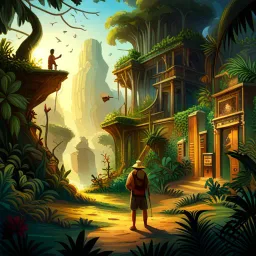 The Lost Kingdom of Tsimane - Text-based game