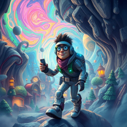 Spectrum Wars: Which Dimension Is It Anyway? - Text-based game