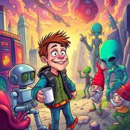 Spectrum Wars: Which Dimension Is It Anyway? - Text-based game